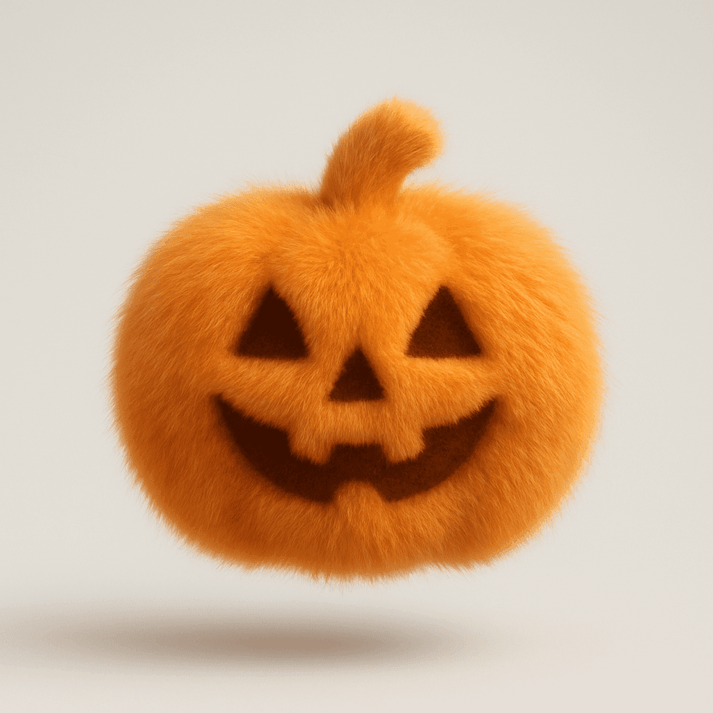 Fluffy Jack-o'-lantern