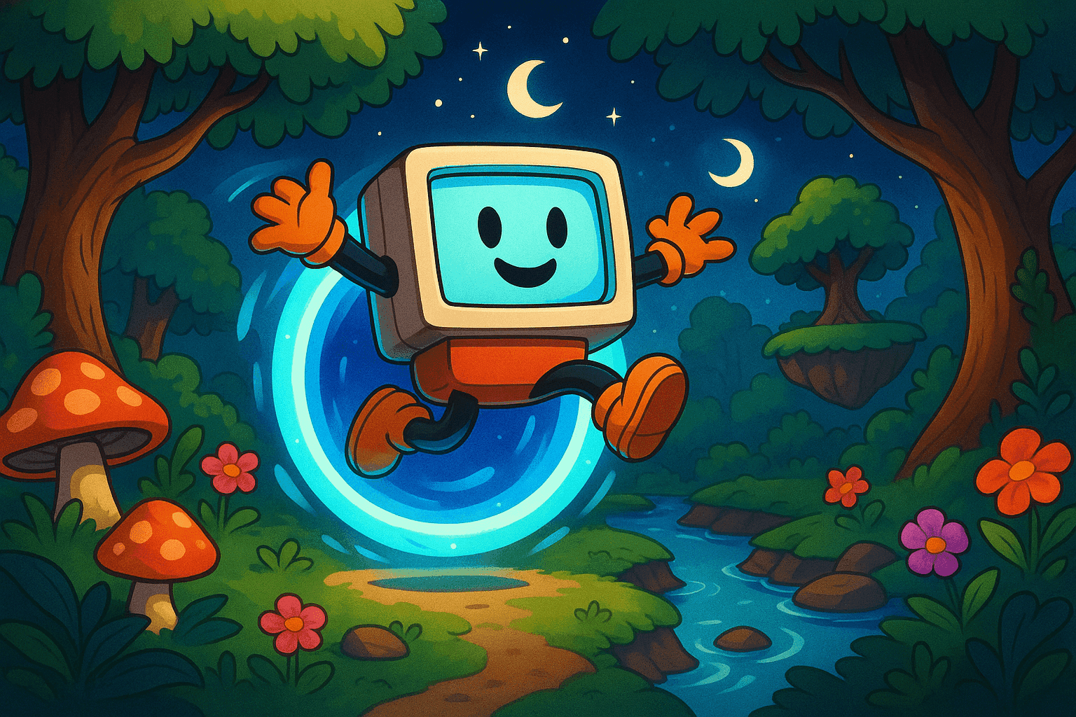 Fantasy Cartoon Illustration