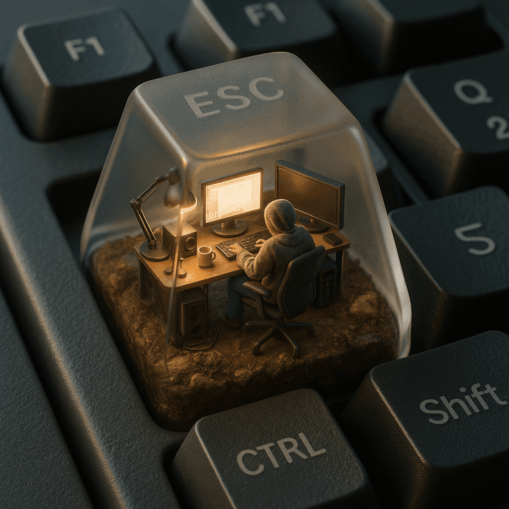 ESC Keycap Miniature Diorama