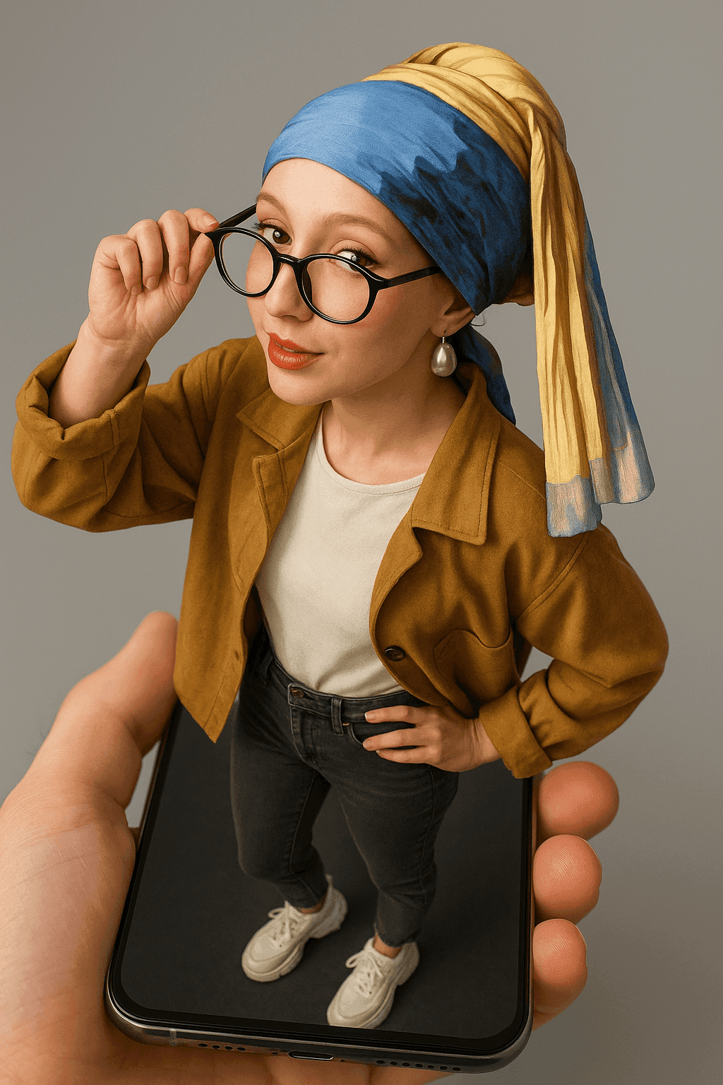 Perspective 3D Pop-Out Effect